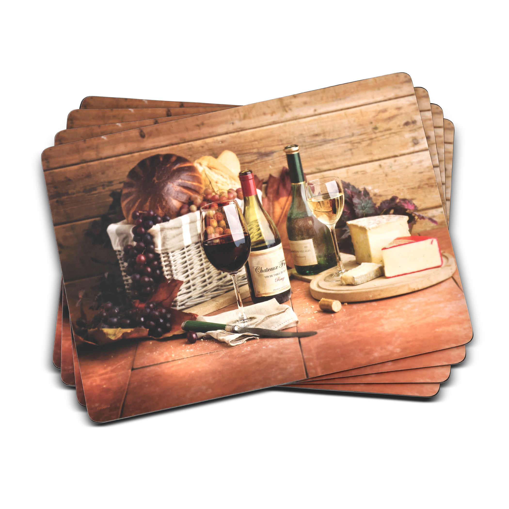 Pimpernel Artisan Wine Placemats Set Of 4 Pimpernelinternational