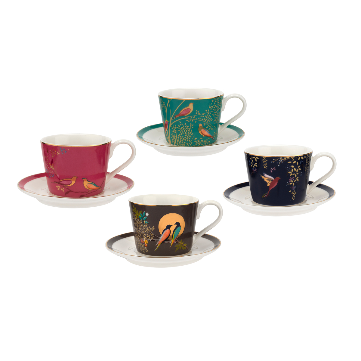 Sara Miller Chelsea Espresso Cups and Saucers