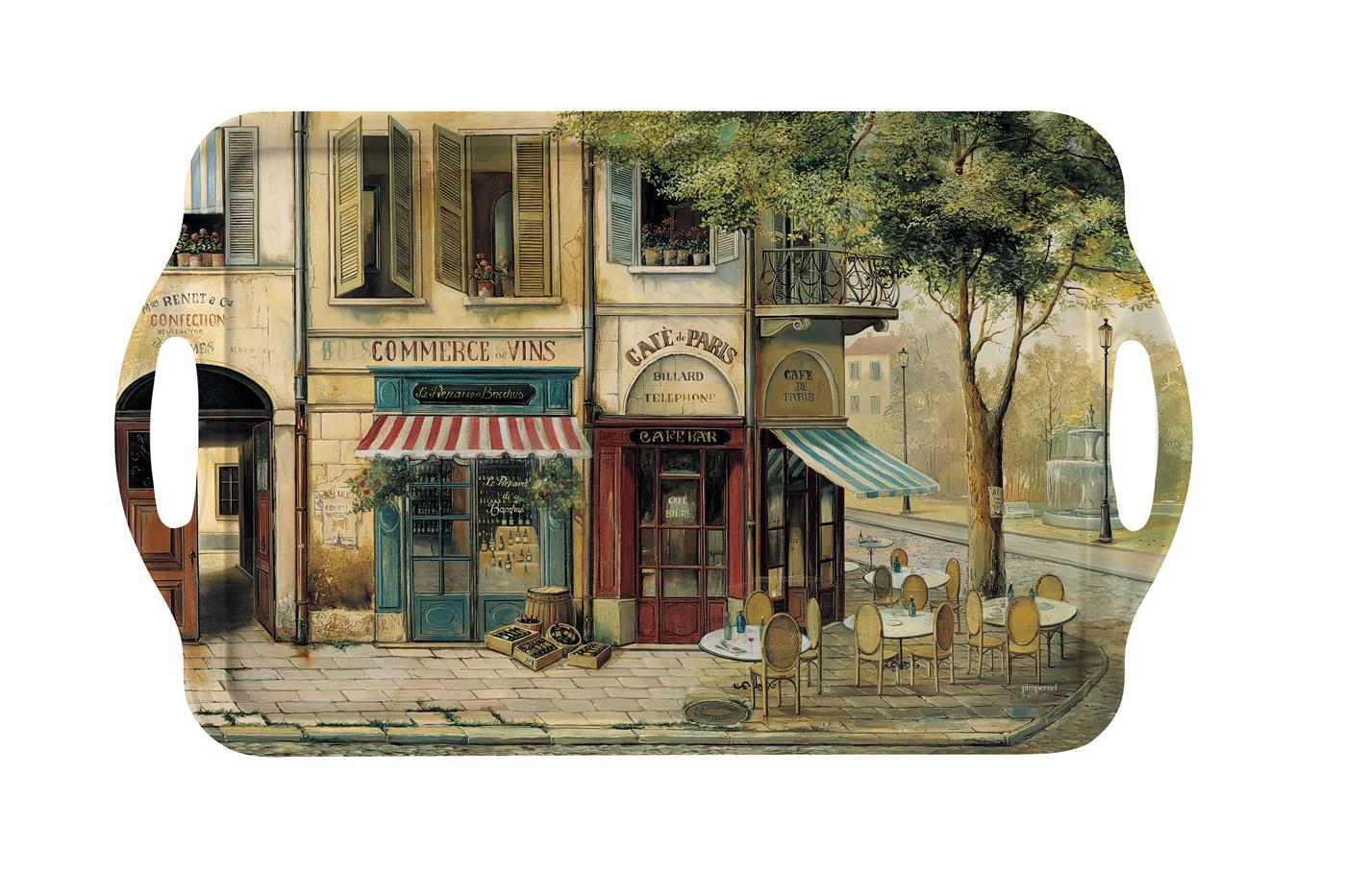 Pimpernel Parisian Scenes Large Melamine Handled Tray ...